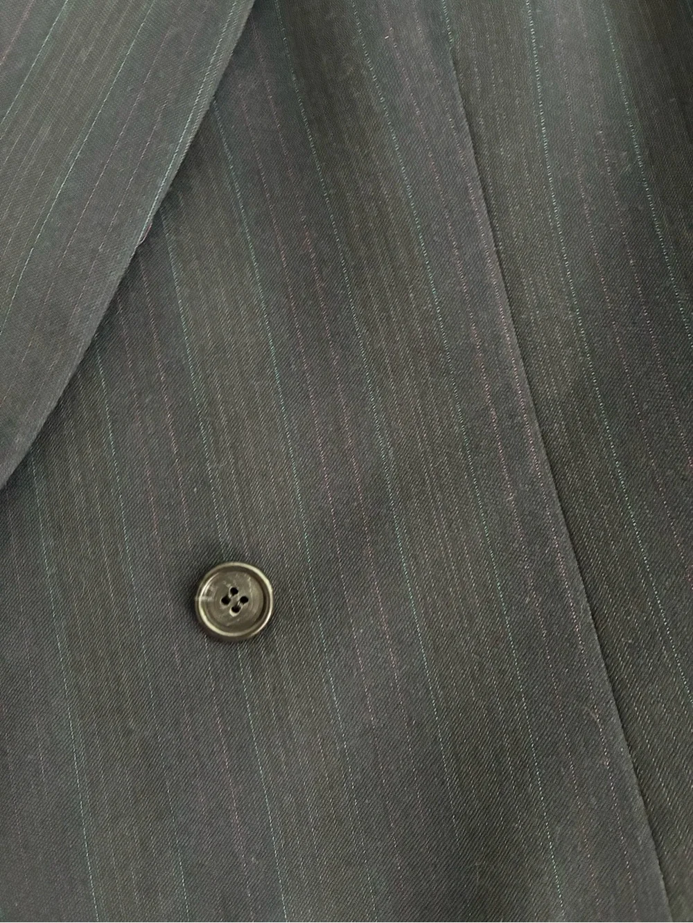 Men's Double-Breasted Navy Stripped Blazer and Pants